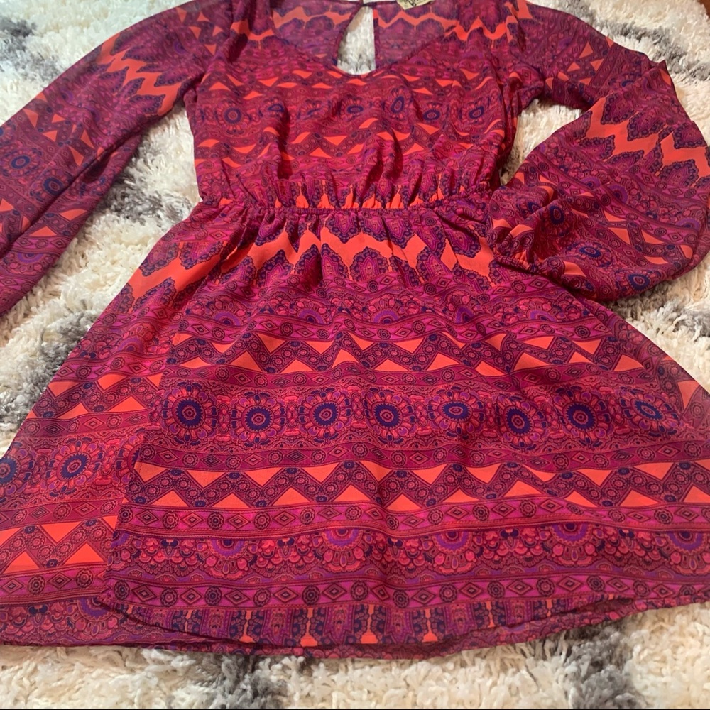 Show Me Your MuMu Rainey Rajah Dress Sz M - Picture 4 of 8